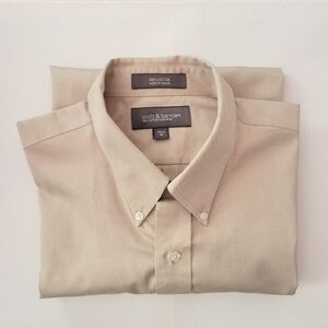 Croft & Burrow Dress Shirt Oatmeal